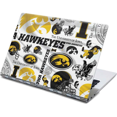 University of Iowa Hawkeyes Pattern Yoga 910 2-in-1 14in Touch-Screen Skin