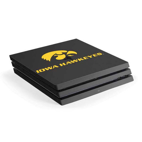 University of Iowa Hawkeyes PS4 Pro Console Skin