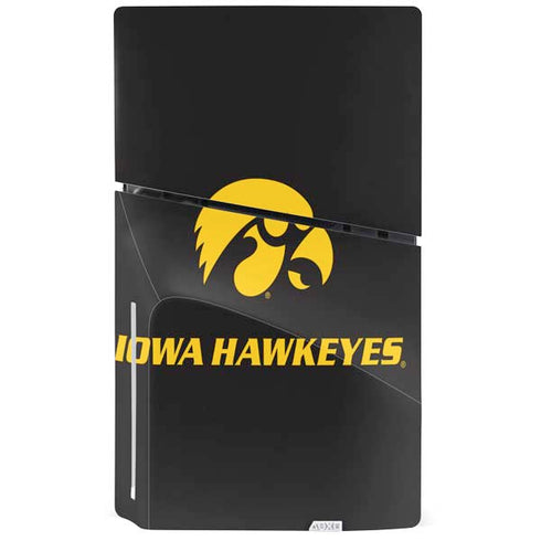 University of Iowa Hawkeyes PS5 Slim Disk Console Skin