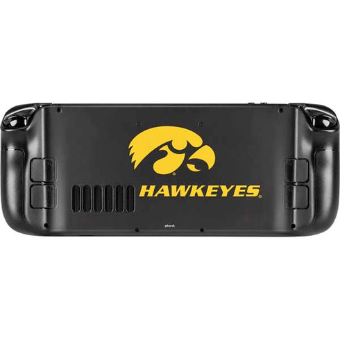 University of Iowa Hawkeyes Steam Deck Handheld Gaming Computer Skin
