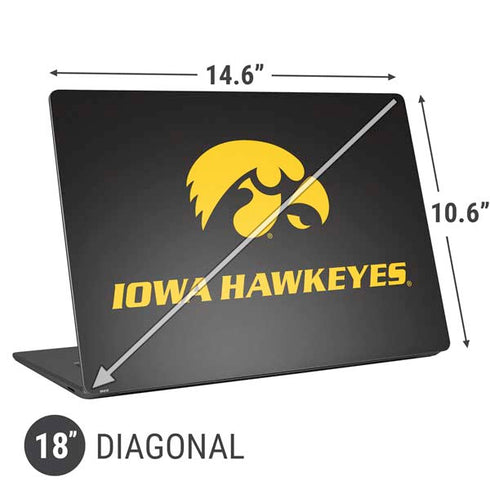 University of Iowa Hawkeyes Universal Laptop 18in (14.6 x 10.6in) Skin