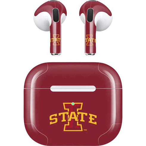Iowa State University Primary Logo Apple AirPods (3rd Gen 2021) Skin