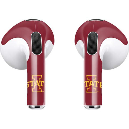 Iowa State University Primary Logo Apple AirPods (3rd Gen 2021) Skin