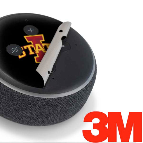 Iowa State University Primary Logo Black Amazon Echo Dot Skin