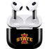 Iowa State University Primary Logo Black Apple AirPods (3rd Gen 2021) Skin