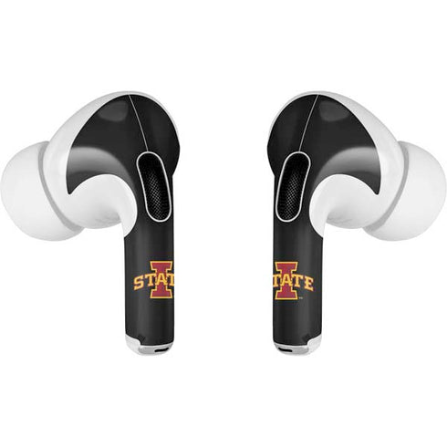Iowa State University Primary Logo Black Apple AirPods Pro Skin