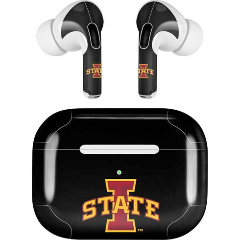 Iowa State University Primary Logo Black Apple AirPods Pro Skin