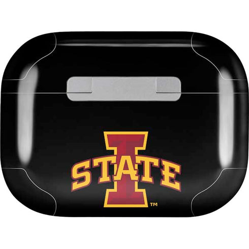 Iowa State University Primary Logo Black Apple AirPods Pro Skin
