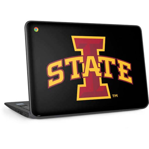 Iowa State University Primary Logo Black HP Chromebook Skin