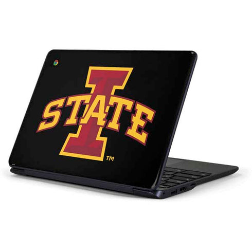 Iowa State University Primary Logo Black Samsung Chromebook Skin
