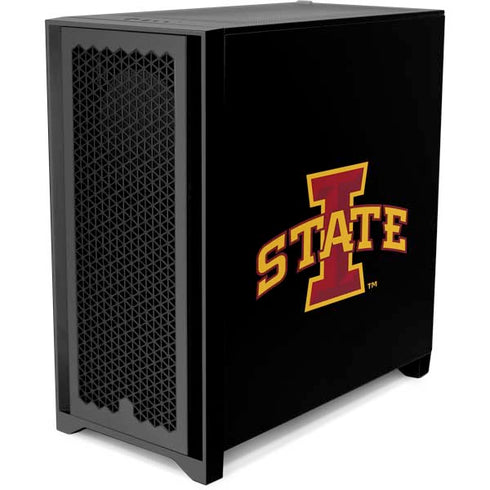 Iowa State University Primary Logo Black Corsair 4000D Tempered Glass Mid-Tower ATX Case Skin