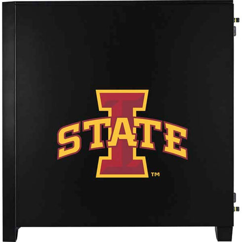 Iowa State University Primary Logo Black Corsair 4000D Tempered Glass Mid-Tower ATX Case Skin