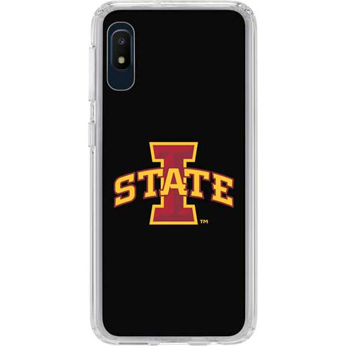 Iowa State University Primary Logo Black Galaxy A10e Clear Case