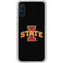 Iowa State University Primary Logo Black Galaxy A10e Clear Case