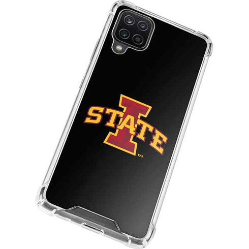 Iowa State University Primary Logo Black Galaxy A12 Clear Case