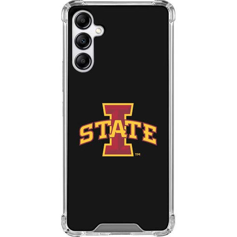 Iowa State University Primary Logo Black Galaxy A14 5G Clear Case