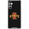 Iowa State University Primary Logo Black Galaxy A14 5G Clear Case
