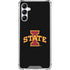 Iowa State University Primary Logo Black Galaxy A14 5G Clear Case