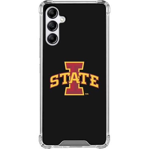 Iowa State University Primary Logo Black Galaxy A15 5G Clear Case