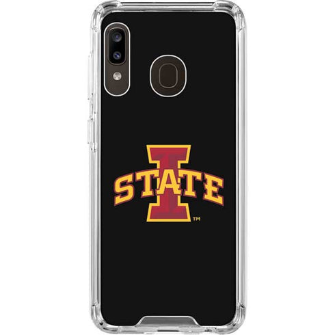 Iowa State University Primary Logo Black Galaxy A30 Clear Case