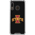 Iowa State University Primary Logo Black Galaxy A30 Clear Case