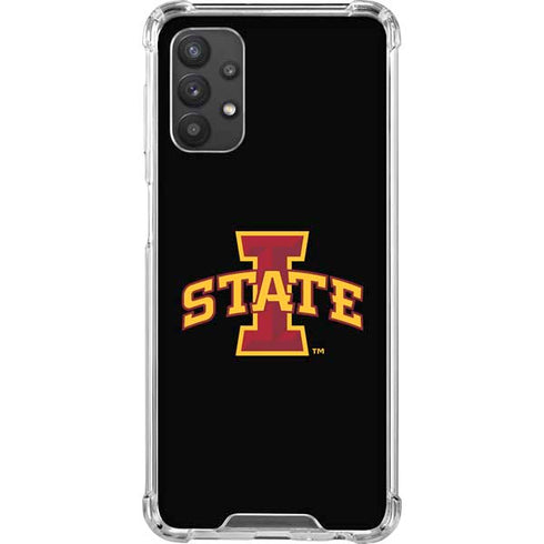Iowa State University Primary Logo Black Galaxy A32 5G Clear Case