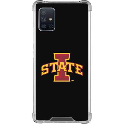 Iowa State University Primary Logo Black Galaxy A51 5G Clear Case