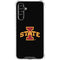 Iowa State University Primary Logo Black Galaxy A54 5G Clear Case