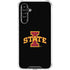 Iowa State University Primary Logo Black Galaxy A54 5G Clear Case