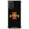 Iowa State University Primary Logo Black Galaxy A72 5G Clear Case