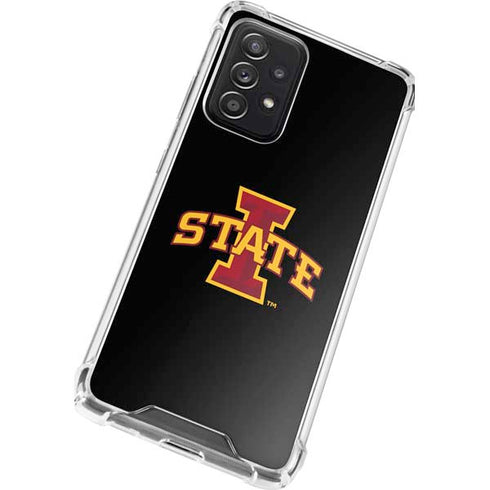 Iowa State University Primary Logo Black Galaxy A72 5G Clear Case