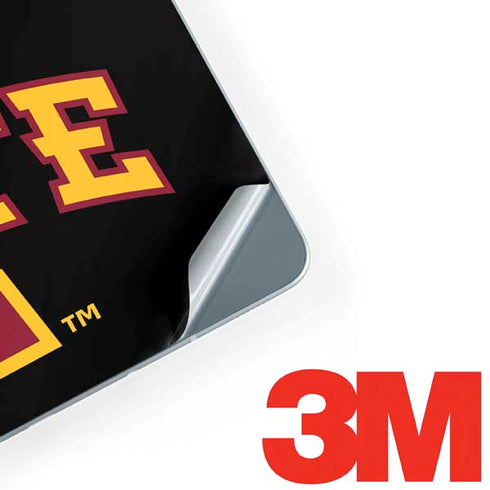Iowa State University Primary Logo Black Galaxy Book 12in Skin