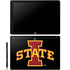 Iowa State University Primary Logo Black Galaxy Book 12in Skin