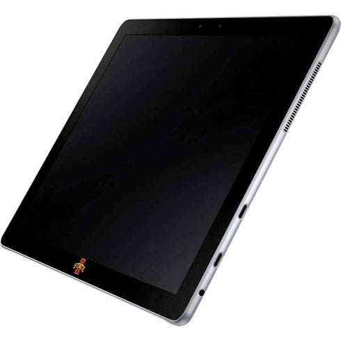 Iowa State University Primary Logo Black Galaxy Book 12in Skin
