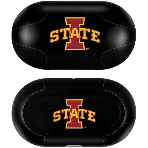 Iowa State University Primary Logo Black Galaxy Buds Plus Skin