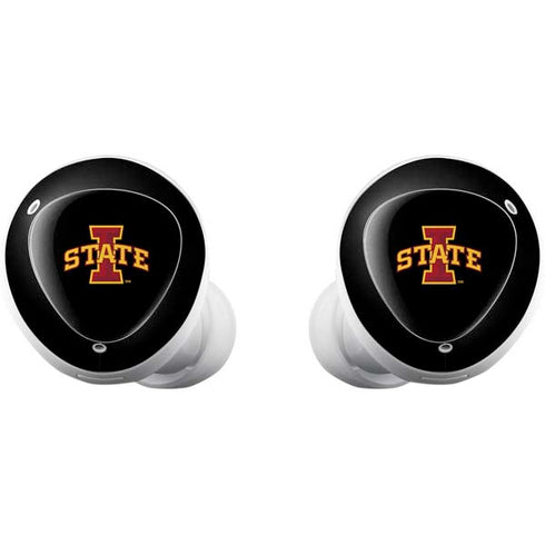 Iowa State University Primary Logo Black Galaxy Buds Plus Skin