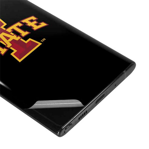 Iowa State University Primary Logo Black Galaxy Note 10 Skin