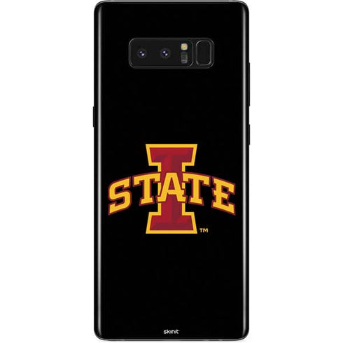 Iowa State University Primary Logo Black Galaxy Note 8 Skin