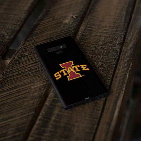 Iowa State University Primary Logo Black Galaxy Note 9 Skin