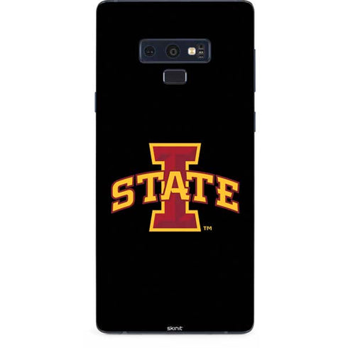 Iowa State University Primary Logo Black Galaxy Note 9 Skin