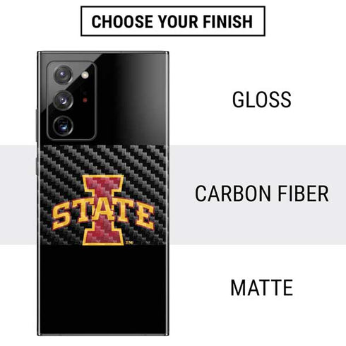 Iowa State University Primary Logo Black Galaxy Note20 Ultra 5G Skin