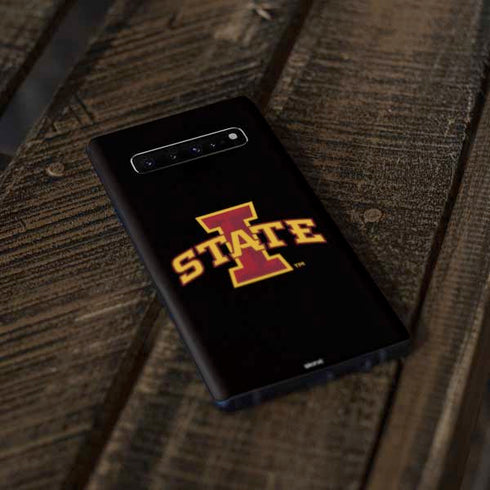 Iowa State University Primary Logo Black Galaxy S10 Plus Skin