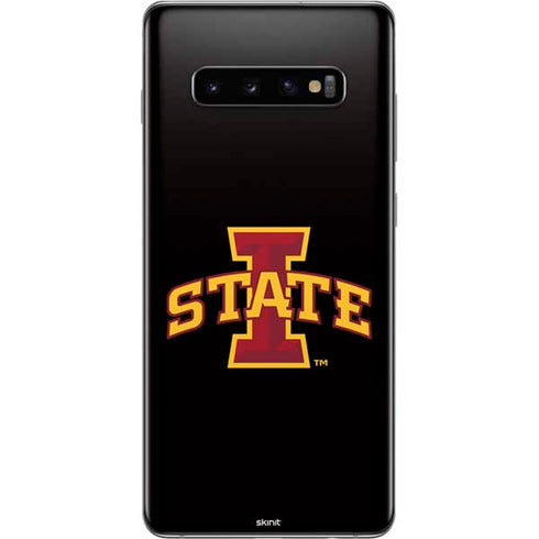 Iowa State University Primary Logo Black Galaxy S10 Plus Skin