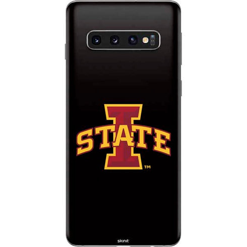 Iowa State University Primary Logo Black Galaxy S10 Skin
