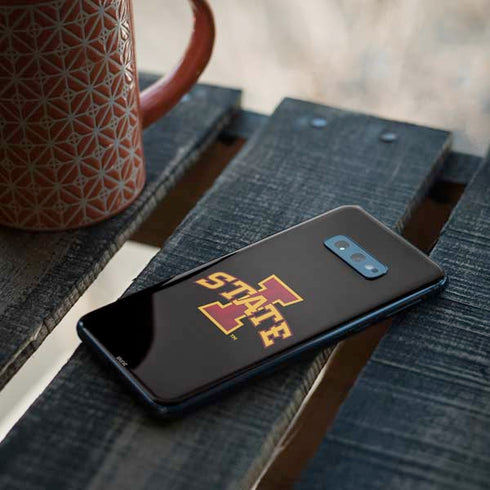 Iowa State University Primary Logo Black Galaxy S10e Skin