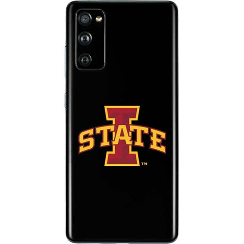 Iowa State University Primary Logo Black Galaxy S20 Fan Edition Skin