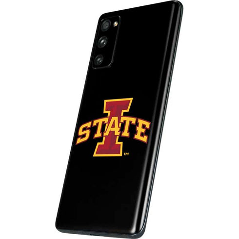 Iowa State University Primary Logo Black Galaxy S20 Fan Edition Skin