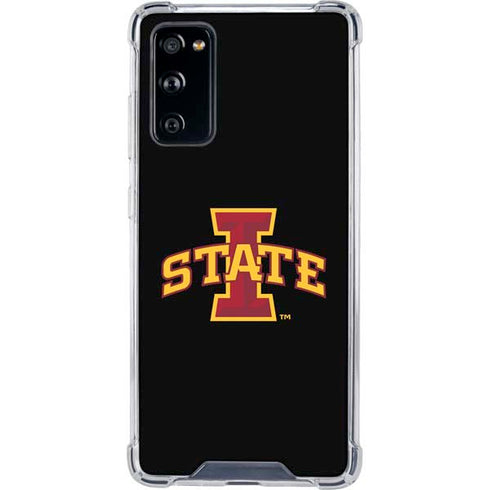 Iowa State University Primary Logo Black Galaxy S20 FE Clear Case