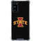 Iowa State University Primary Logo Black Galaxy S20 FE Clear Case