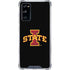 Iowa State University Primary Logo Black Galaxy S20 FE Clear Case